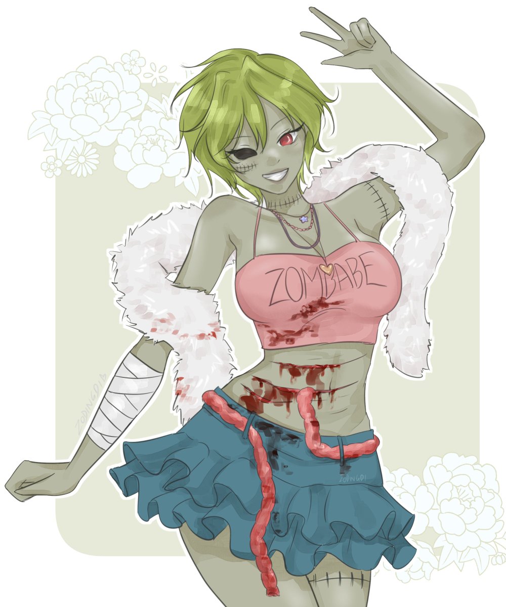 zodingdi's tweet image. slight blood/gore warning!!
drew @G_spot_michael (ayo?) oc zombie girl nina! thought she was v cute heh
#artfight #artfight2025 #artmoots