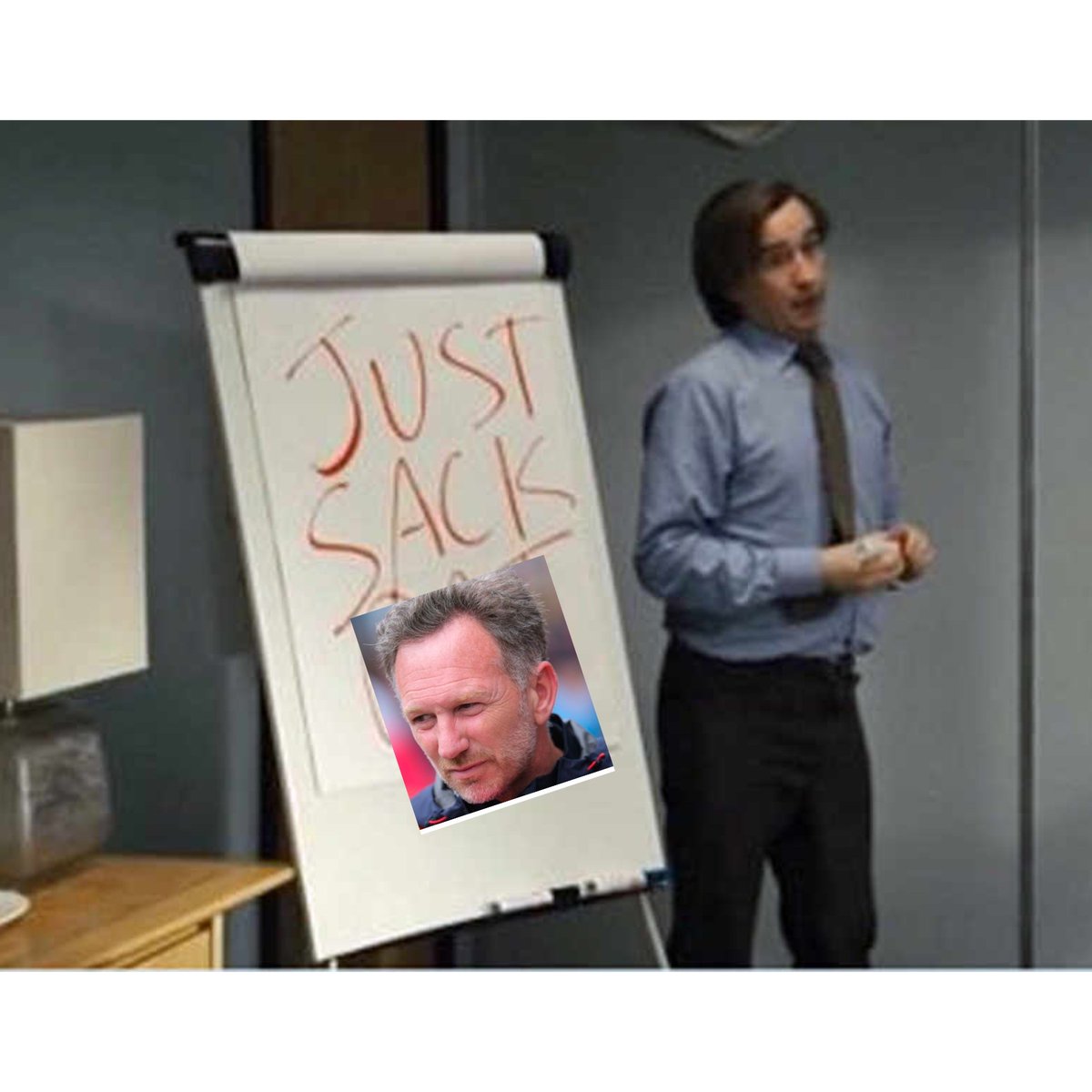 Netflix meeting with red bull knowing that the next season of drive to survive is going to need more drama #RedBull #F1 #Horner