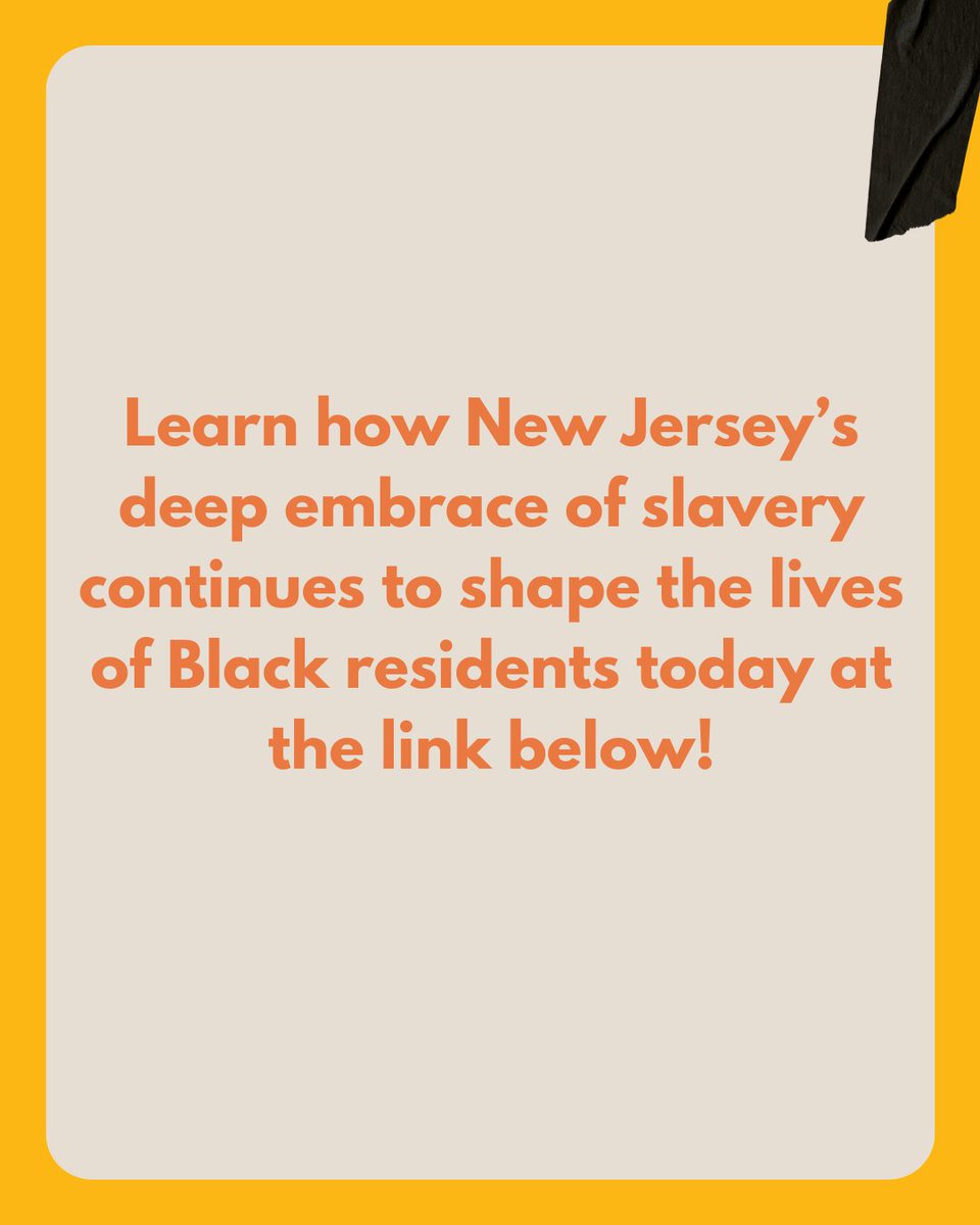 By 1830, over two-thirds of all people enslaved in the north were held in New Jersey.