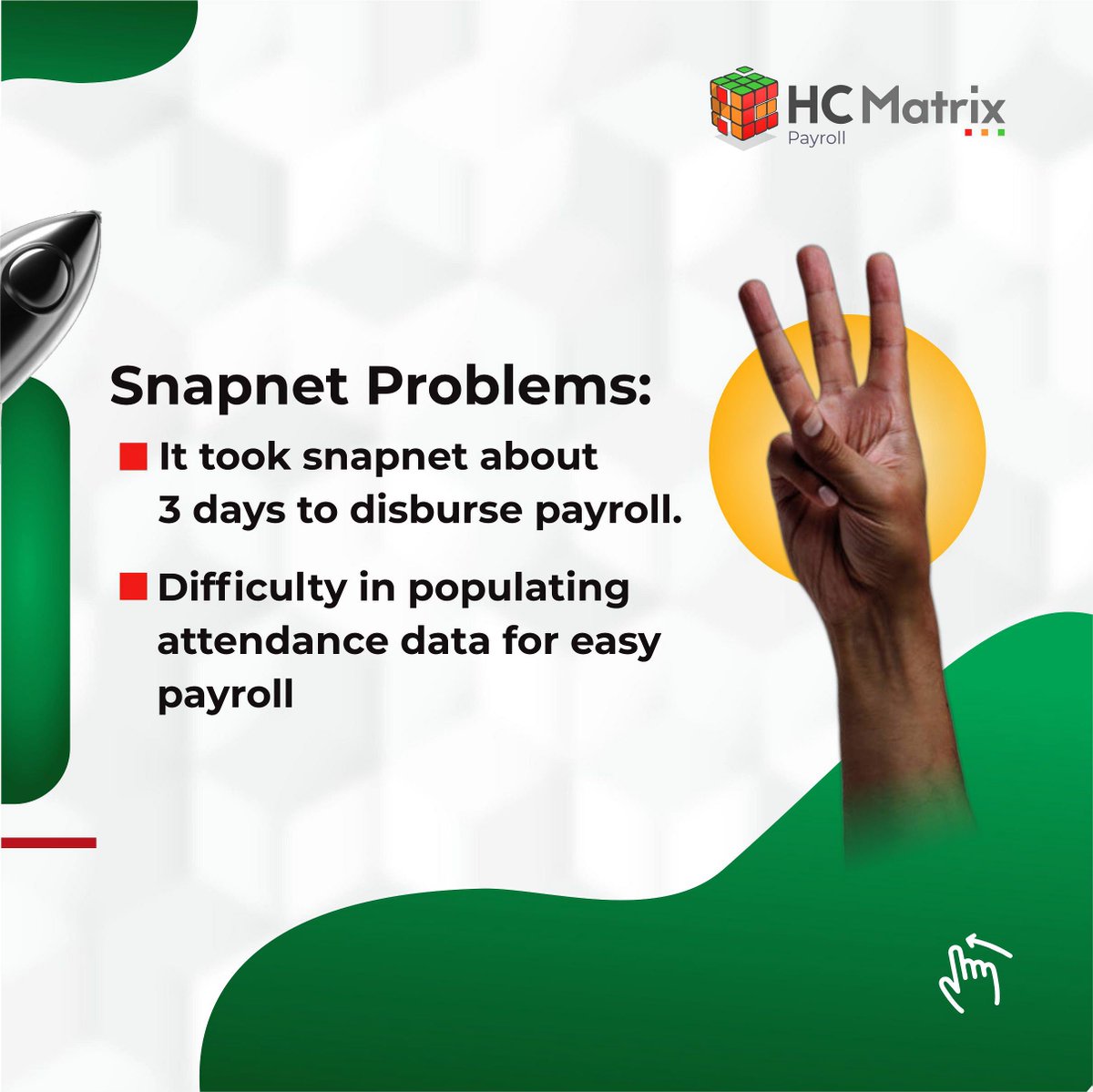 HCMatrix1's tweet image. 𝐒𝐧𝐚𝐩𝐧𝐞𝐭 𝐬𝐥𝐚𝐬𝐡𝐞𝐝 𝐩𝐚𝐲𝐫𝐨𝐥𝐥 𝐭𝐢𝐦𝐞 𝐛𝐲 𝟔𝟔.𝟔𝟕% 𝐰𝐢𝐭𝐡 𝐇𝐂𝐌𝐚𝐭𝐫𝐢𝐱!

✅ No more manual deductions
✅ Auto salary generation
✅ Faster, smarter payroll
Want results like this? Let’s talk. 💼

#HCMatrix #PayrollMadeEasy #HRGoals #SnapnetSuccess