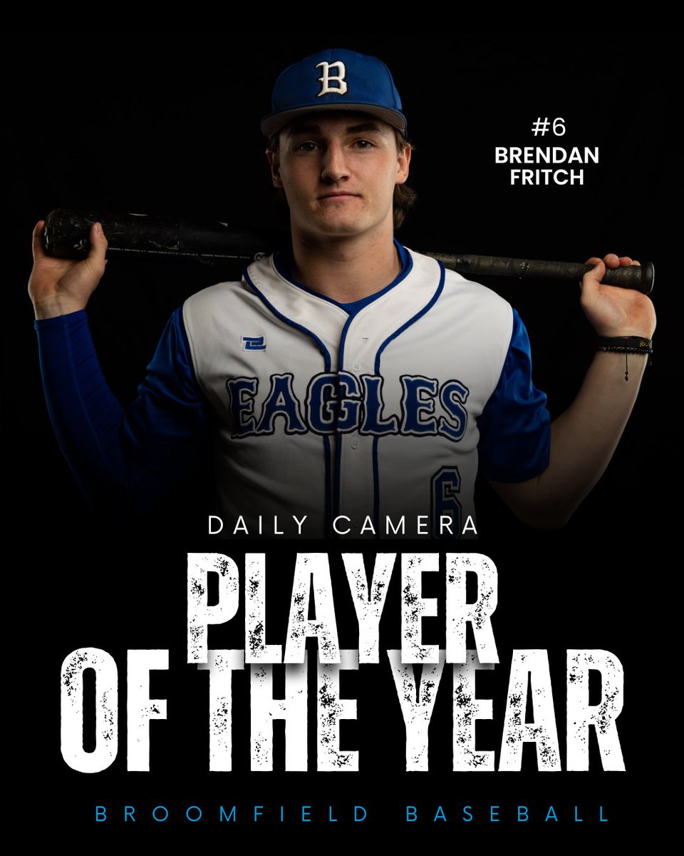 To cap off our 2025 season awards, a big congratulations to your Varsity catcher, Brendan Fritch, on being named the Daily Camera Player of the Year! Check out the article on the BoCo Preps website.