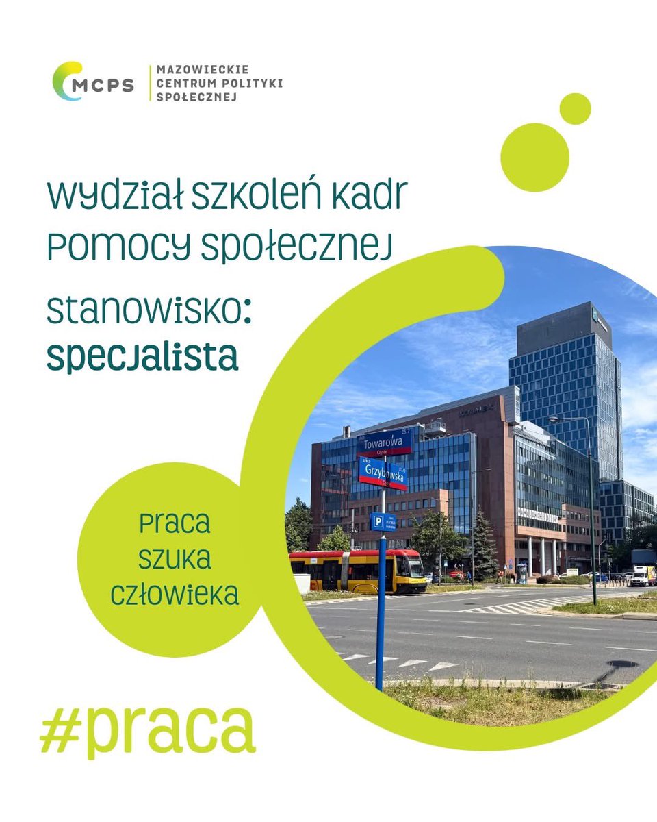 📆 14 lipca – szukamy osoby na stanowisko: specjalista w Wydziale Szkoleń Kadr Pomocy Społecznej

📄 Szczegóły znajdziesz tutaj:

bip.mcps.com.pl/ogloszenia-o-n…