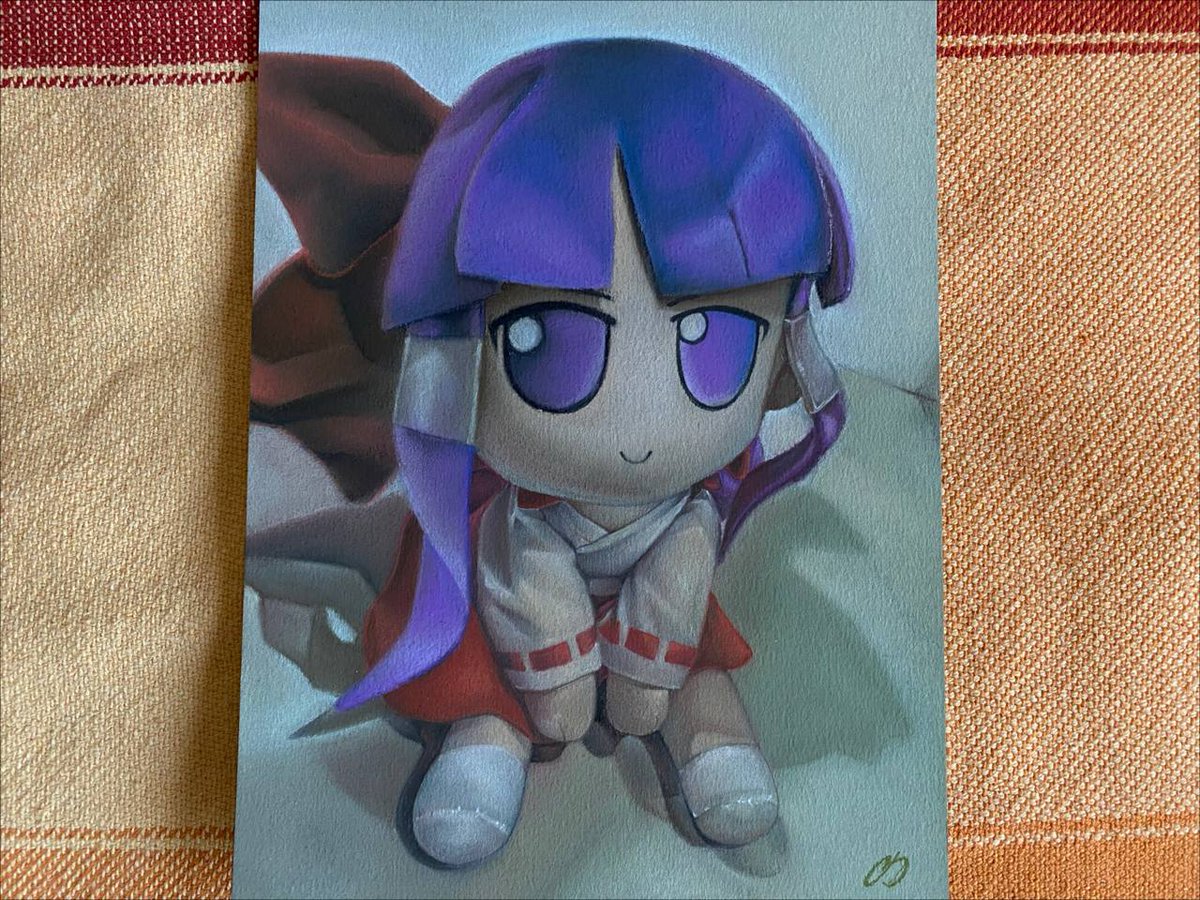 collidellector's tweet photo. ✨FumoFumo Reimu✨
Pastel, 21.0 x 29.7 cm

(Oh my gosh I waited around six months to finish this)

#東方Project #東方 #TouhouProject #Touhou #ReimuHakurei #Reimu_Hakurei #Fumofumo https://t.co/OLISEYzmGs
