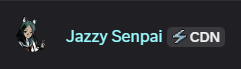 SenpaiJazzy's tweet image. Finally got that CDN tag!