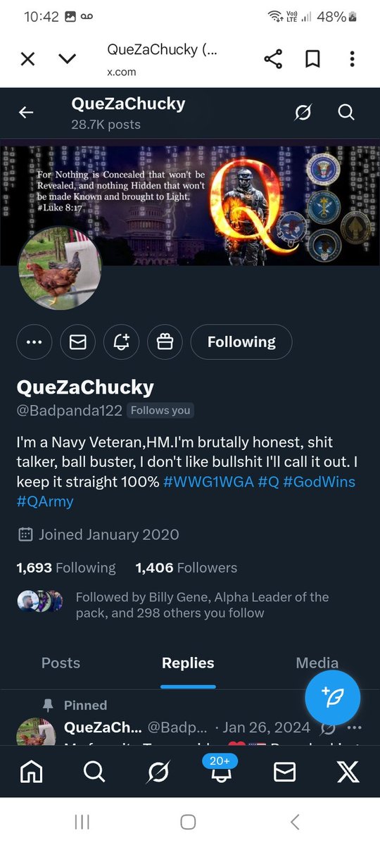 KJW (@hawkesbay69) on Twitter photo Can we hit this patriot and Navy Veteran up with some great new contacts, please give <a href="/Badpanda122/">QueZaChucky</a> a follow, repost 💪🫶🤙👊💥💯🇺🇸🫡 Can we hit this patriot and Navy Veteran up with some great new contacts, please give <a href="/Badpanda122/">QueZaChucky</a> a follow, repost 💪🫶🤙👊💥💯🇺🇸🫡