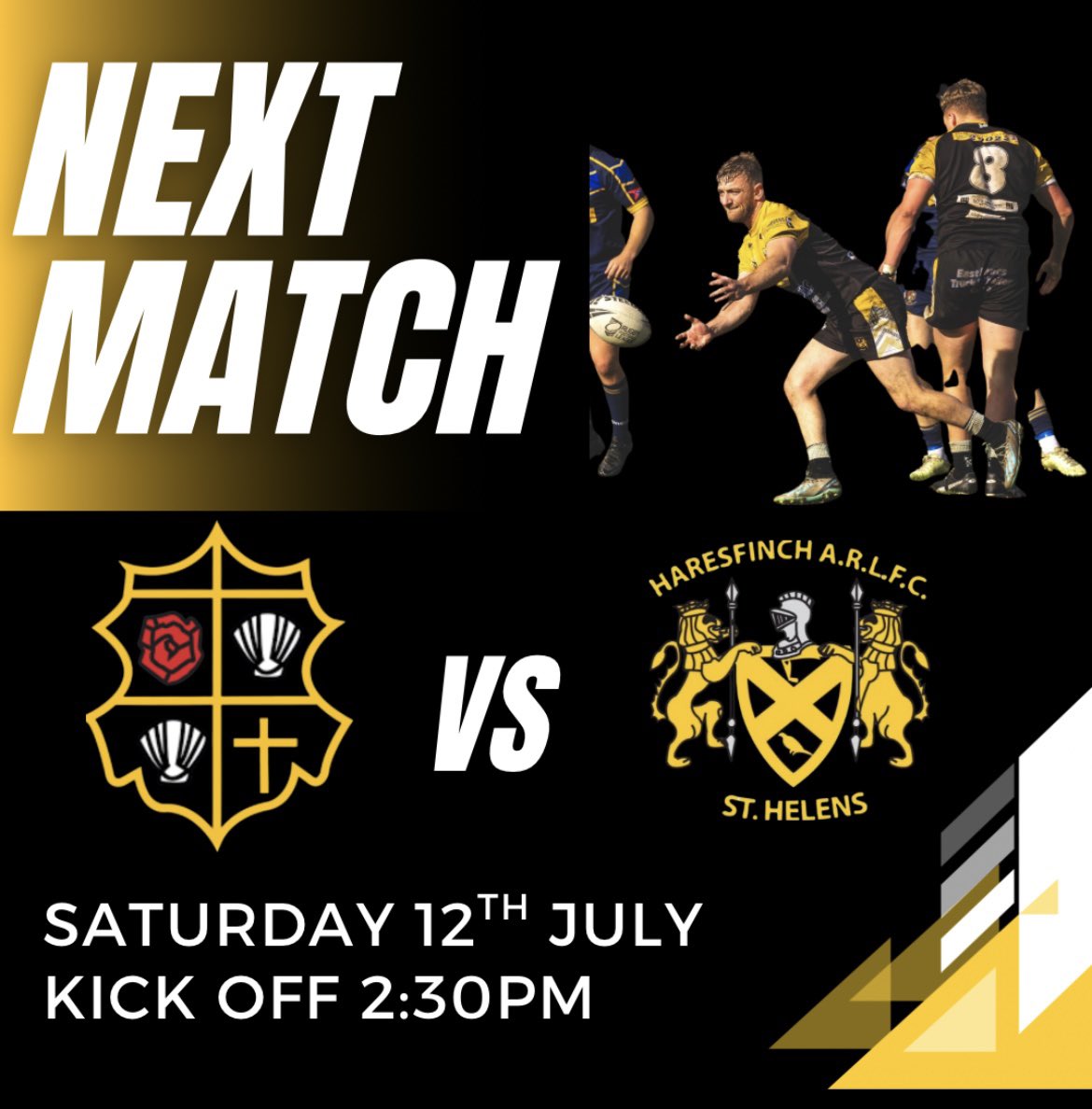 This week the lads travel to <a href="/OSJ_openage/">Orrell St James ARLFC Open Age</a> for the semi final of NWML Cup 🏉