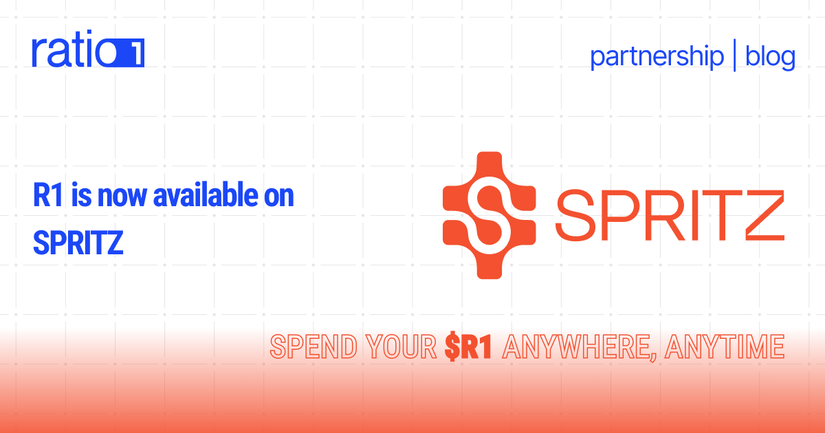 ratio1ai's tweet photo. Big news for Ratio1 Node Operators and R1 holders!
You can now spend your #R1 tokens directly with Spritz Finance 💳 - whether it's bills, groceries, or subscriptions, your AI-earned R1 is now usable in the real world.

AI&Web3 compute meets real-world utility.

Plus:
🎁 Get $25 when you sign up and spend $100+ using the Ratio1 referral link:
👉 https://t.co/tFJxXFaXL7

Blog:
https://t.co/vno88YDCvN