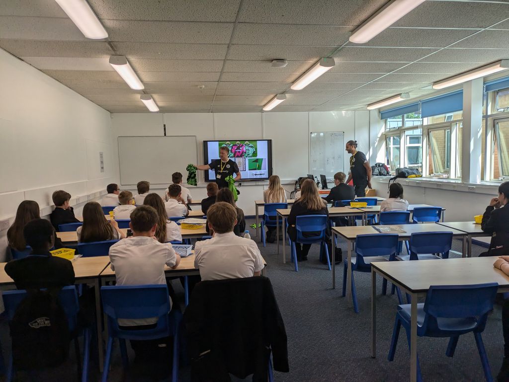 As part of our Legacy Week, the Year 8s have had a fantastic talk from Forest Green Rovers FC