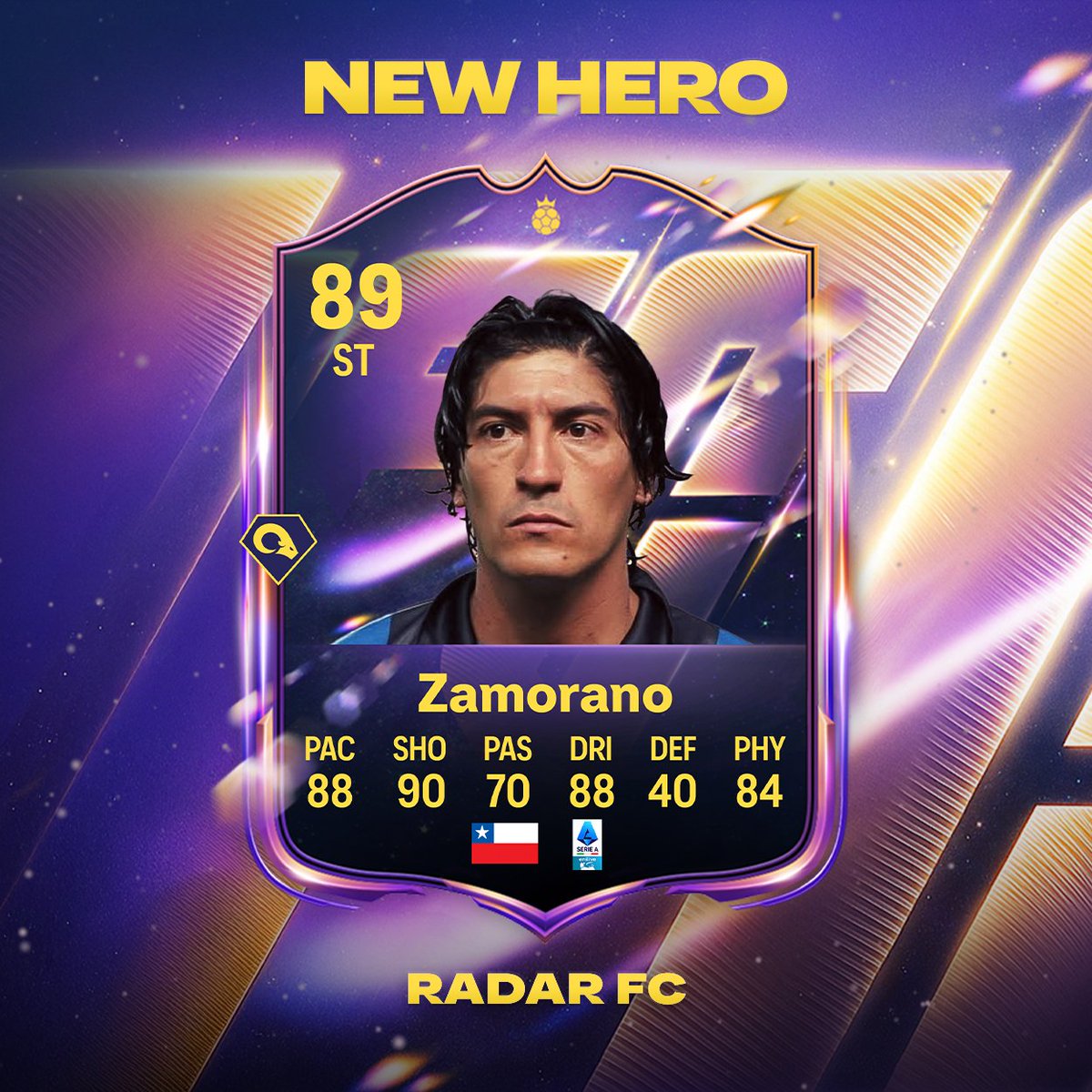 RadarFC (@radarfc_) on Twitter photo A NEW HEROIC PRESENCE IS IN THE RADAR๐ก!
Ivan Zamorano, a legend of the Chilean National Team, Colo Colo and Inter Milan, is currently set to be in the new heroes team in #FC26.
<a href="/CaciqueENG/">Colo-Colo in English</a> ๐
Remember to follow <a href="/LeanDesign_/">๐๐๐๐ฃ๐๐๐จ๐๐๐ฃ๐ฆโโฌ</a> and <a href="/RadarFC_/">RadarFC</a> for more content like this! A NEW HEROIC PRESENCE IS IN THE RADAR๐ก!
Ivan Zamorano, a legend of the Chilean National Team, Colo Colo and Inter Milan, is currently set to be in the new heroes team in #FC26.
<a href="/CaciqueENG/">Colo-Colo in English</a> ๐
Remember to follow <a href="/LeanDesign_/">๐๐๐๐ฃ๐๐๐จ๐๐๐ฃ๐ฆโโฌ</a> and <a href="/RadarFC_/">RadarFC</a> for more content like this!