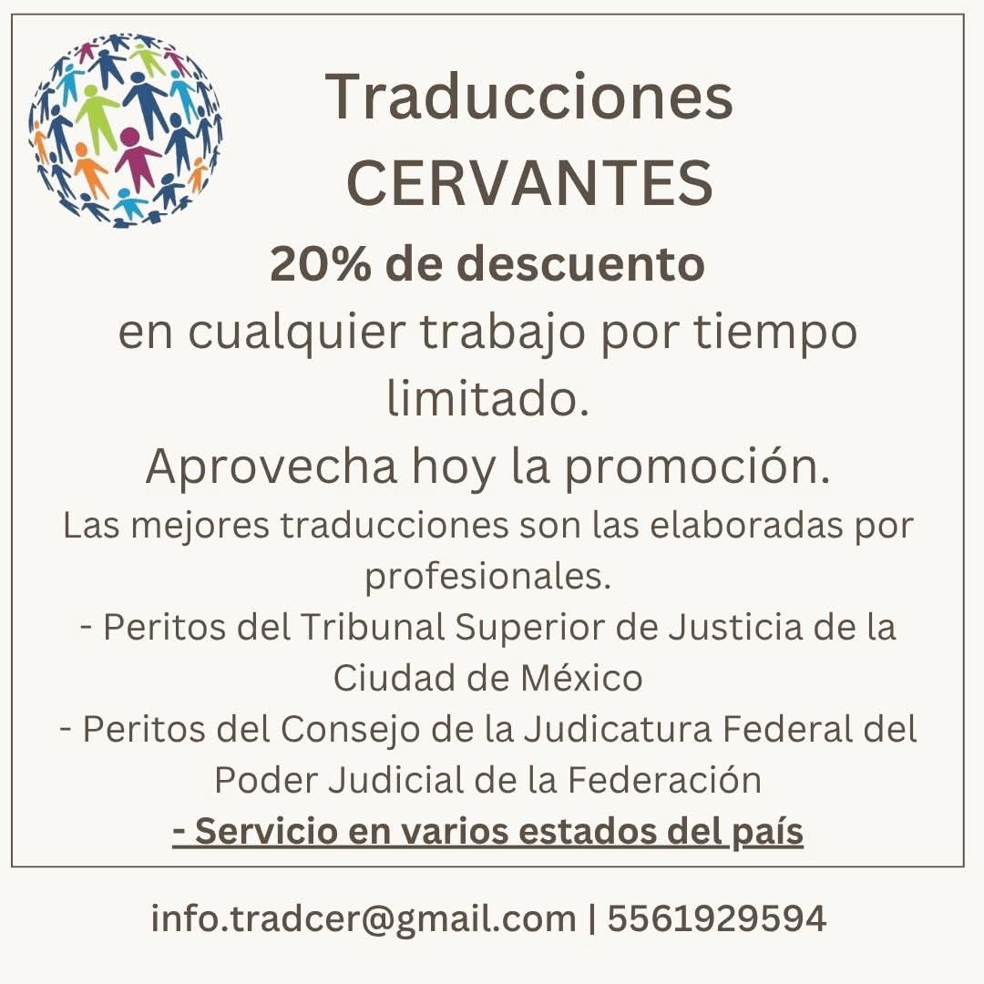 TradCervantes's tweet photo. ¡Aprovecha la promoción HOY!
#traducciones #translations #traduccioncertificada #certifiedtranslation #peritotraductora #experttranslator #traduccionprofesional #professionaltranslation https://t.co/l2JxcupabY