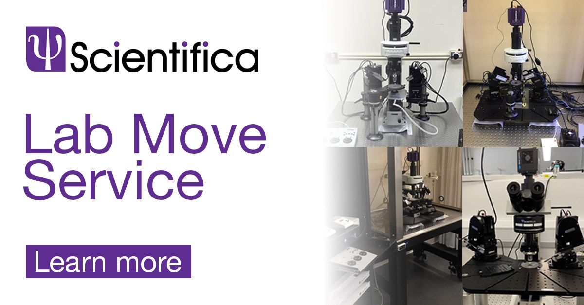 Scientifica_Int's tweet image. Discover the benefits of Scientifica's Lab Move Service - expert handling of your sensitive #electrophysiology equipment, minimized downtime, and a hassle-free moving experience. Trust us to get your lab up and running smoothly. Find out more > buff.ly/C3coIfd