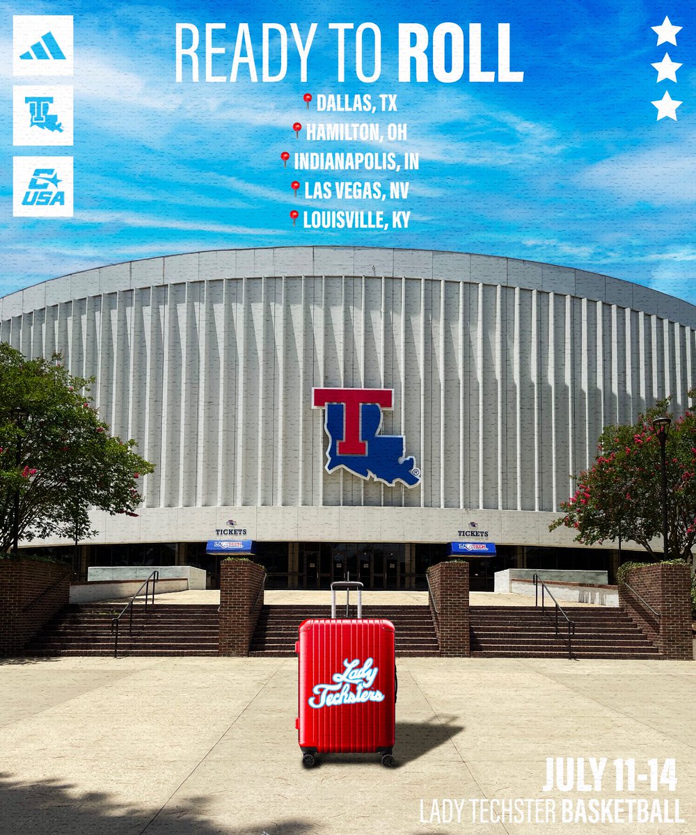 Back out on the road this weekend looking for future Lady Techsters 👀

#BarkLouder #LoveandServe 🩵❤️