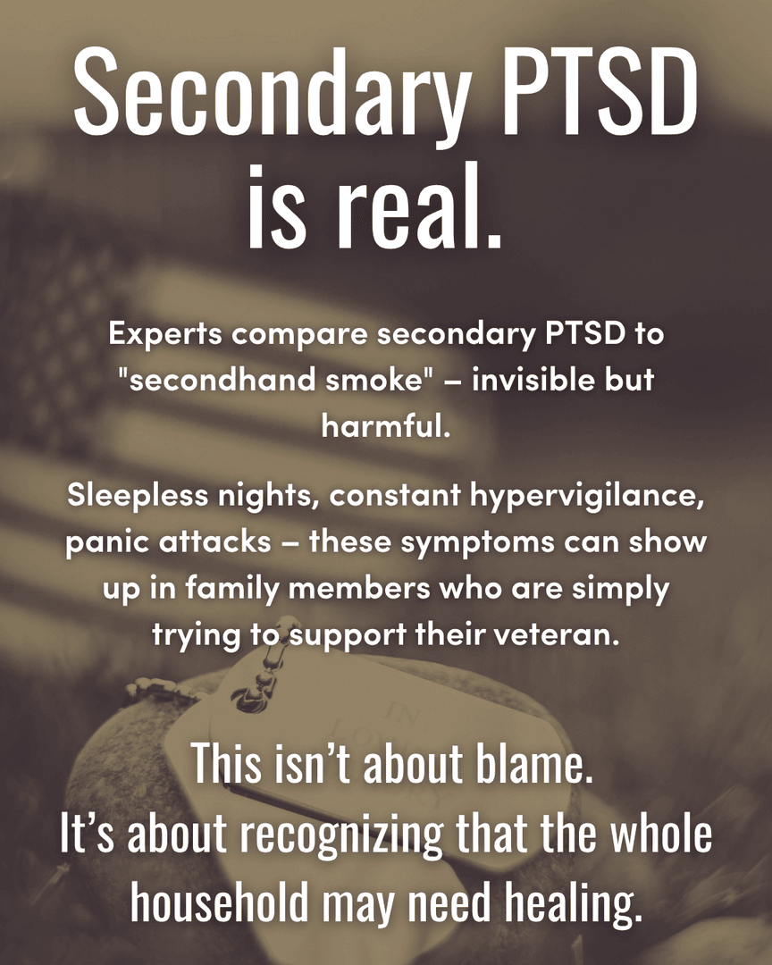 PTSD doesn't only affect those who were on the battlefield. Its effects can ripple through and touch the entire family. Visit thehope-project.org to learn more.