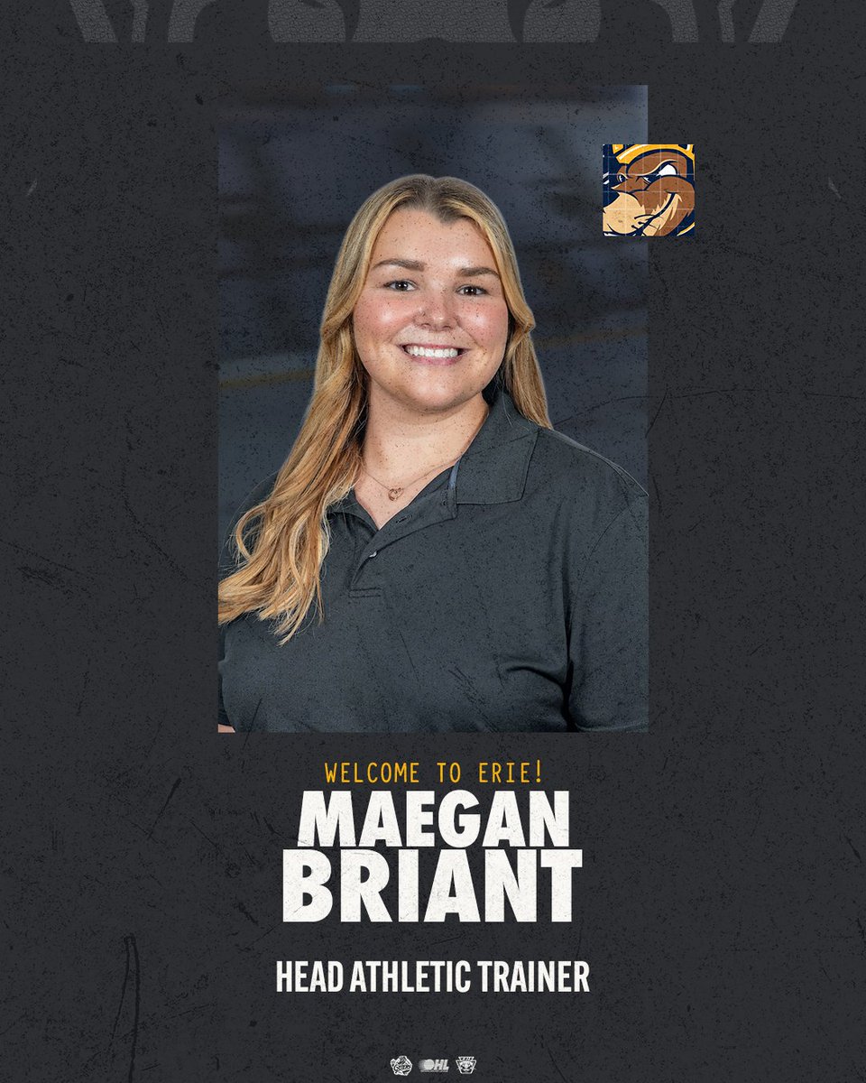 The search is over!

We are proud to introduce our new Assistant Coach, Keenan Reynolds, as well as our new Head Athletic Trainer, Maegan Briant! 🦦 

🔗 bit.ly/44keOB0

#ErieOtters #OttersHockey