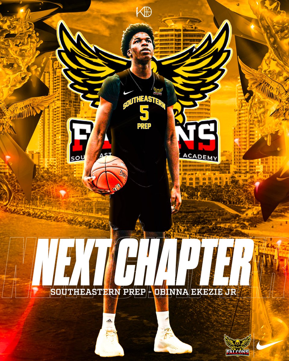 Top-5 2027 prospect Obinna Ekezie Jr will transfer to Southeastern Prep (FL).

Joins Top-20 2027 G Beckham Black in Orlando. One of the most promising frontcourt prospects regardless of class.

👥 madehoops.com/PlayerProfile.…