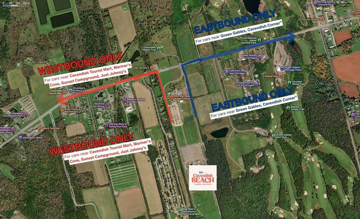 CBMF starts tomorrow and the #PEIRCMP is preparing for another safe and successful CBMF event. To help everyone get out safely and quickly, Route 6 will turn into a one-way road for about 2 hours after each night’s show, from approximately 10:30 p.m. to 1:00 a.m.