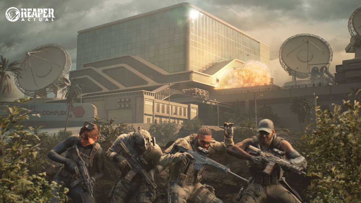 ReaperActualDPS's tweet image. Decorate your desktop with the explosive reveal of Reaper Actual! 💥

We showed a squad of Reapers infiltrating the Elysium Research Complex to obtain a precious crystal, just one example of the type of operation you can launch against enemy factions and other players.