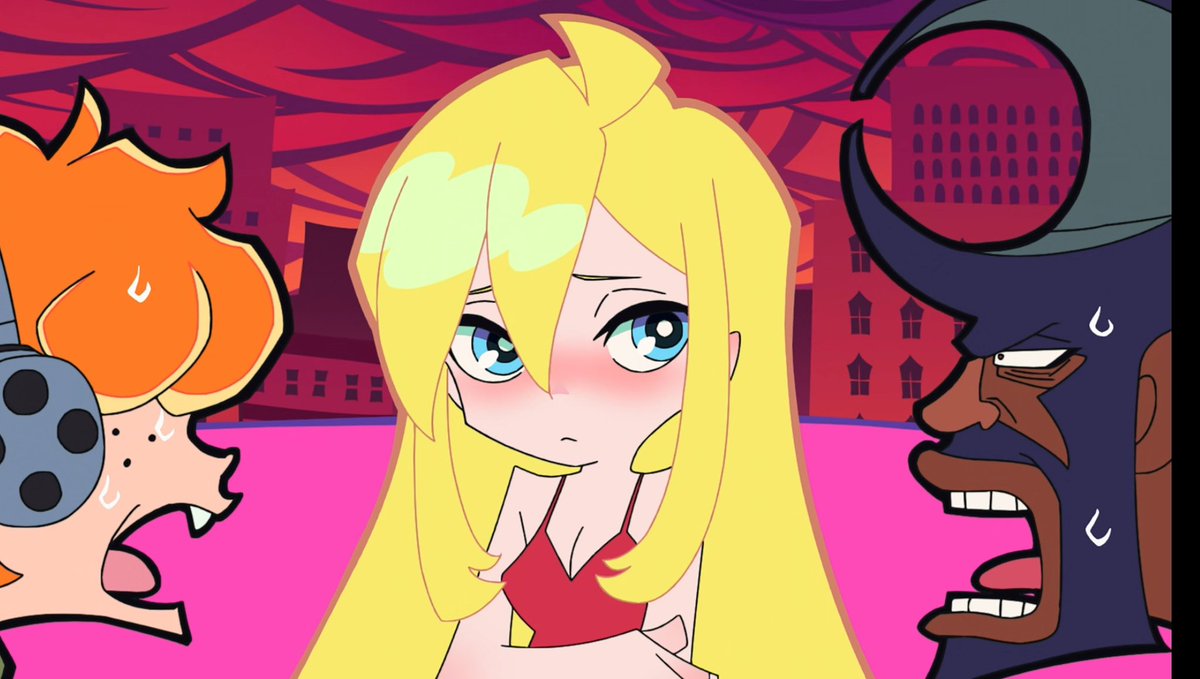 Picsking2's tweet image. Panty &amp;amp; Stocking with Garterbelt Ep 01 

WE HAVE NEVER BEEN SO BACK OMGG

The animation is still so clean and the humour is as wild as ever😭😭

The dub voices are gonna need getting used to though, the old ones are too iconic.

Panty Vs stocking was 10/10
#PantyStocking