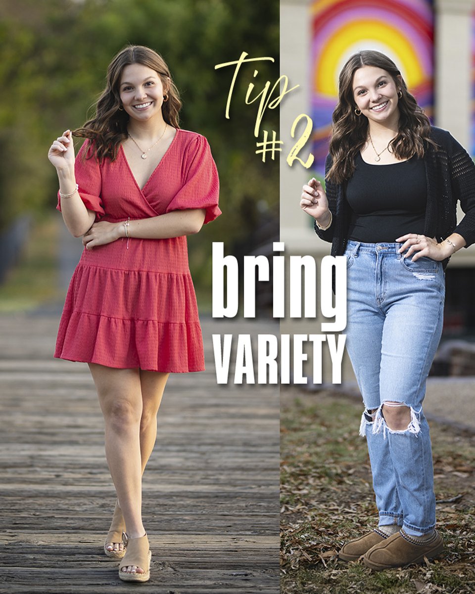 thepixelpro's tweet photo. 🎓 What to wear for your senior portraits?

✨ Keep it simple
👗 Bring variety
🧥 Layer up
👟 Shoes matter
🌟 Just be YOU
Booking Class of 2026 now — let’s make magic.
📸 #SeniorStyle #ClassOf2026 #SeniorPortraits #ThePixelPro https://t.co/zvLEUAeuH1