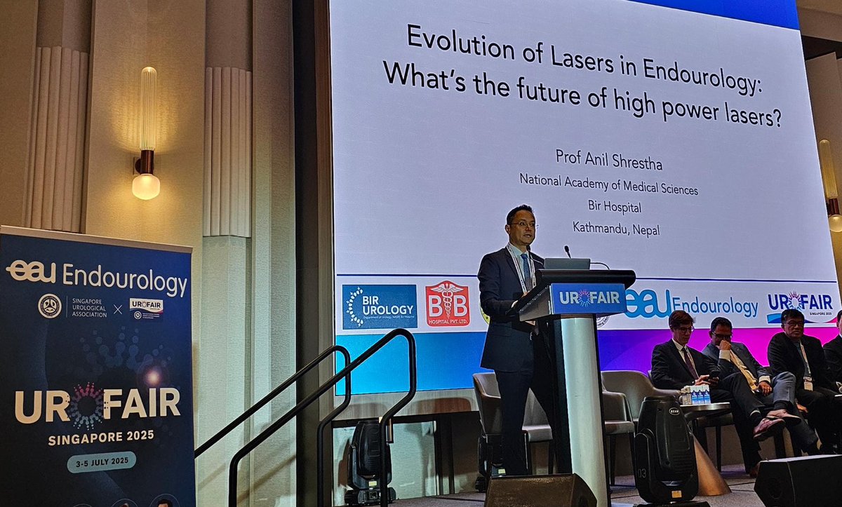 Shresthanyl's tweet image. ✅Super Sessions of #EAU Endourology in #urofair2025.
✅Masterclass, Plenaries & more ….Amazing organization by #SUA & @jl_kwok. Thanks for having me in this fantastic meeting. Great opportunity to learn, teach & networking.
🟢Special thanks to Michael Wong - Incredible host