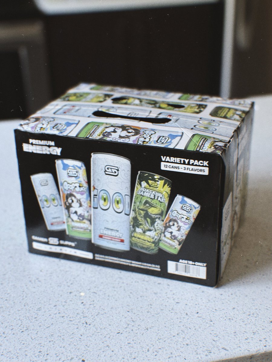feeling thirsty? 💦 

if you wanna try the new <a href="/GamerSupps/">Gamer Supps®</a> CANNED drinks, you may at a discount using my code: viscerae 🫶🏻

I’m so excited to try all the flavors!