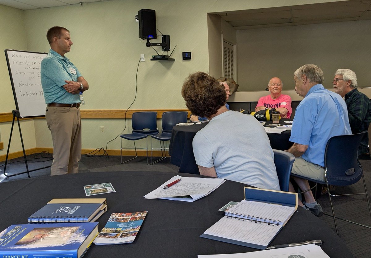 "Gaining knowledge is a good thing; but saving souls is better." John Wesley

Foundation president, Dr. Jack Jackson, wraps up the last session of R.E.V.E.A.L.: Equipping Laity to Share the Gospel, part of the @lakejunaluska Theologian in Residence program.