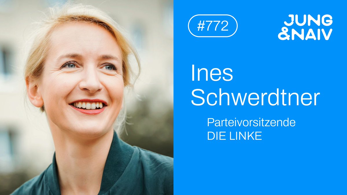 Tilo Jung (@tilojung) on Twitter photo Zum Vormerken: Am Dienstag ist <a href="/inesschwerdtner/">Ines Schwerdtner</a>, Parteivorsitzende der Linken, zu Gast bei <a href="/JungNaiv/">Jung & Naiv</a> youtu.be/Jyrk6_drMKo
Ab 14 Uhr LIVE! Zum Vormerken: Am Dienstag ist <a href="/inesschwerdtner/">Ines Schwerdtner</a>, Parteivorsitzende der Linken, zu Gast bei <a href="/JungNaiv/">Jung & Naiv</a> youtu.be/Jyrk6_drMKo
Ab 14 Uhr LIVE!