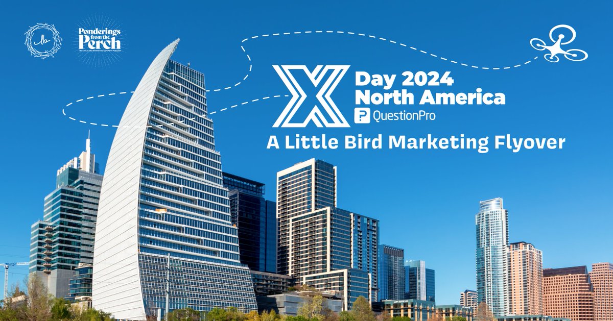 People are trying to figure out how to evolve [and ask] what's next. Do we [implement] AI [or] do we not?  - And more insights from <a href="/LittleBirdMomma/">Priscilla McKinney - LinkedIn Influencer</a>'s <a href="/questionpro/">QuestionPro, Inc.</a>'s XDay 2024 Flyover on Ponderings from the Perch: hubs.la/Q02_kX9x0
#littlebirdmarketing #emergingtechnologies