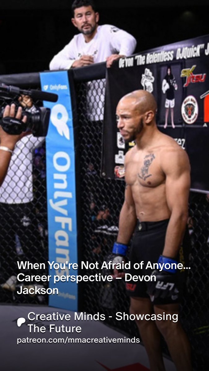 I caught up with Devon Jackson, the only man to defeat rising UFC flyweight Joshua Van on the regional scene.

I took a look back at his career and discussed his upcoming fight at Front Street Fights 32 this Saturday.

Check out the full article (and much more) on MMA Creative