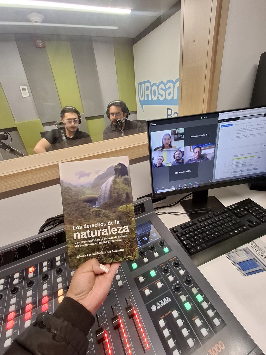 #Las Voces DelLibro Hoy en nuestro programa hablamos del libro "Los derechos de la naturaleza y su repercusión en la defensa de katsa su del pueblo awá en Nariño (Colombia)".
Con su autor Johanna Fernanda Sánchez Jaramillo. Escúchanos en: urosarioradio.co #LeeURosario