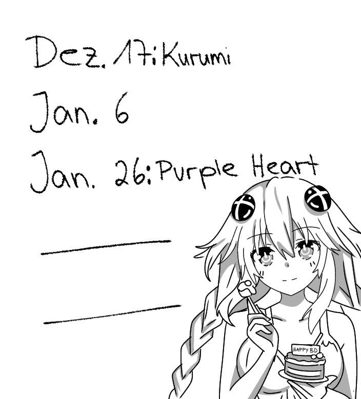 Wanna get a Birthday art? 
I want to make 5 but only have 3 persons in my mind (i think they know hihi)
Comment ur fave Nep or DAL chara and ill maybe choose u~