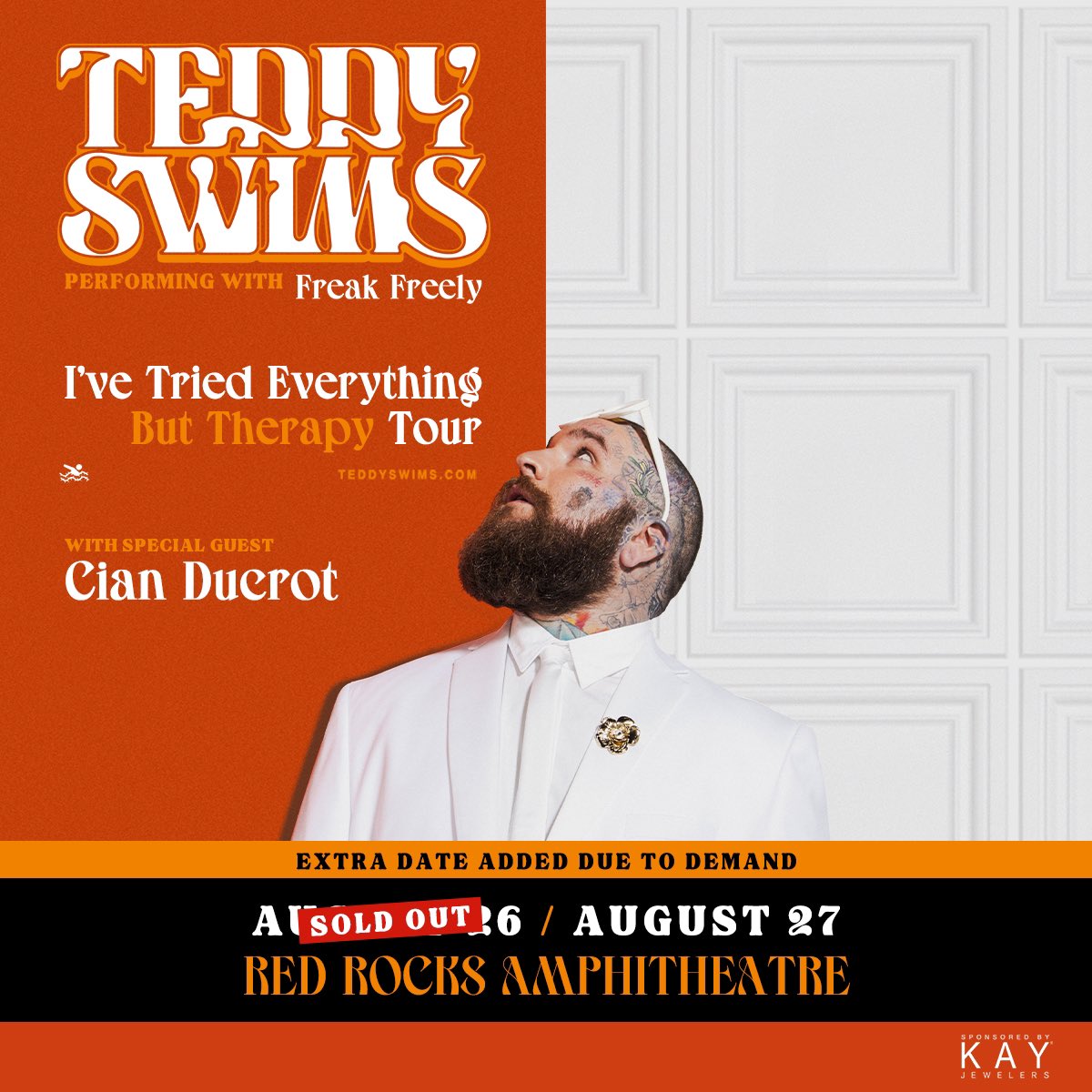 teddyswims's tweet image. Denver !! Artist Presale begins TODAY at 12 PM MT. Sign up for my newsletter to receive the Presale code !! Tickets go on sale Friday, July 11 at 10 AM MT. I can’t wait to see y’all !! I LOVE YOU 🧡 Presale: axs.com/events/1042377…