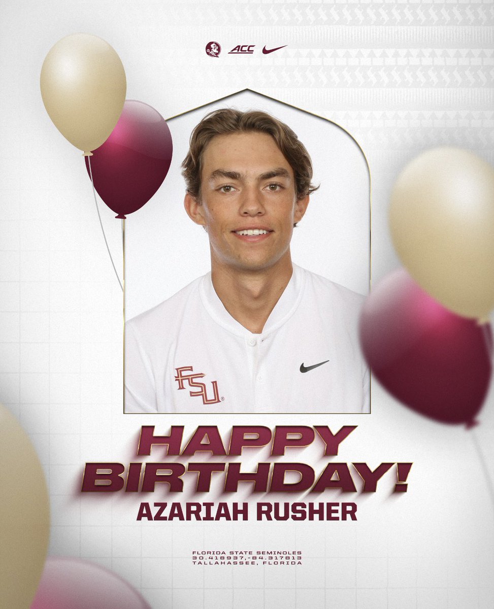 FSUMTennis's tweet image. Happy birthday AZ! 🥳🥳

#OneTribe