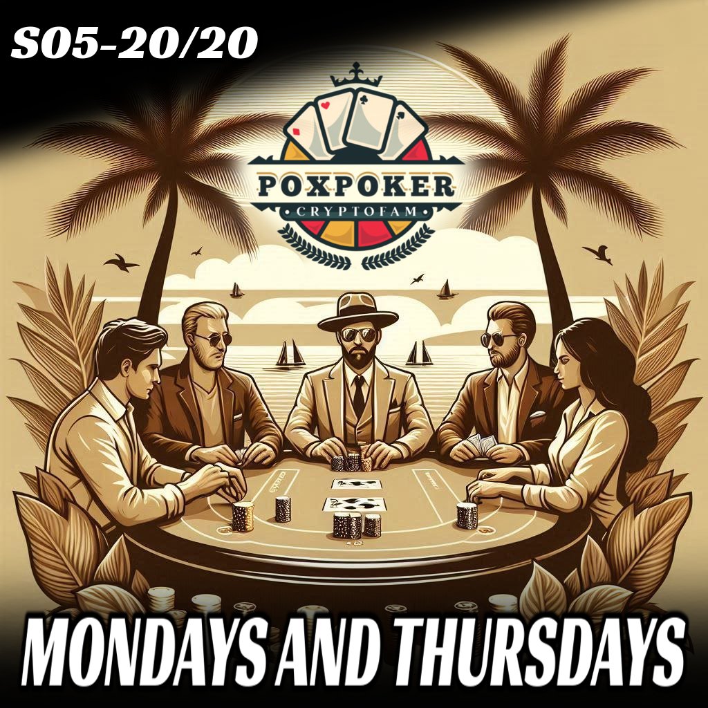 ♦️POXPoker League S05-20/20 is on the horizon!
♣️Jul 17, 2025, 18:00 UTC
♥️Reg: app.lepoker.io/m/kk0LDsH?r=tt…
♠️Ace the competition, rule the table! Your poker legacy starts here—be there!
#POXPoker #POKER #FREEROLL