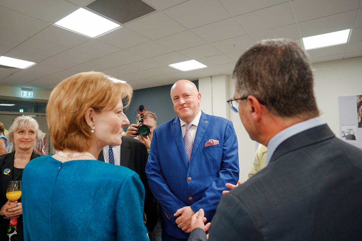Senator Aubrey McCarthy (@carthy_aubrey) on Twitter photo Grateful for the opportunity to meet Her Majesty Margareta and His Royal Highness Prince Radu at the Embassy of Romania’s reception in Dublin. A gracious evening celebrating strong ties and shared values. 🇮🇪🇷🇴 <a href="/laur_stefan/">Laurențiu-Mihai Ștefan</a> Grateful for the opportunity to meet Her Majesty Margareta and His Royal Highness Prince Radu at the Embassy of Romania’s reception in Dublin. A gracious evening celebrating strong ties and shared values. 🇮🇪🇷🇴 <a href="/laur_stefan/">Laurențiu-Mihai Ștefan</a>