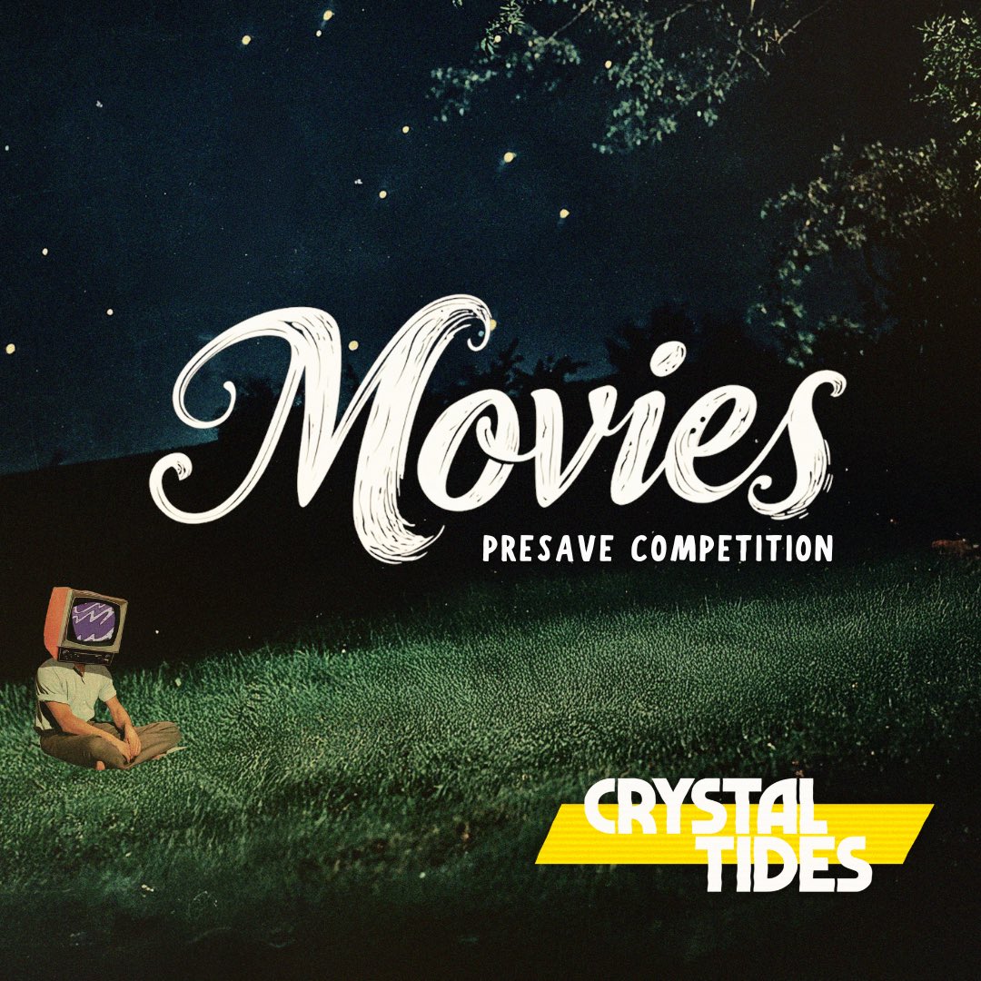 crystaltidesuk's tweet image. 🍿 MOVIES PRESAVE COMPETITION 🍿

Want to win the hottest Tides merch and prizes in town? 

All you need to do is presave via the link below and follow it through to the end by pressing ‘continue’ and then ‘YES I LOVE COMPETITIONS’

crystaltides.os.fan/pre-save-movies

🎥🍿🎬