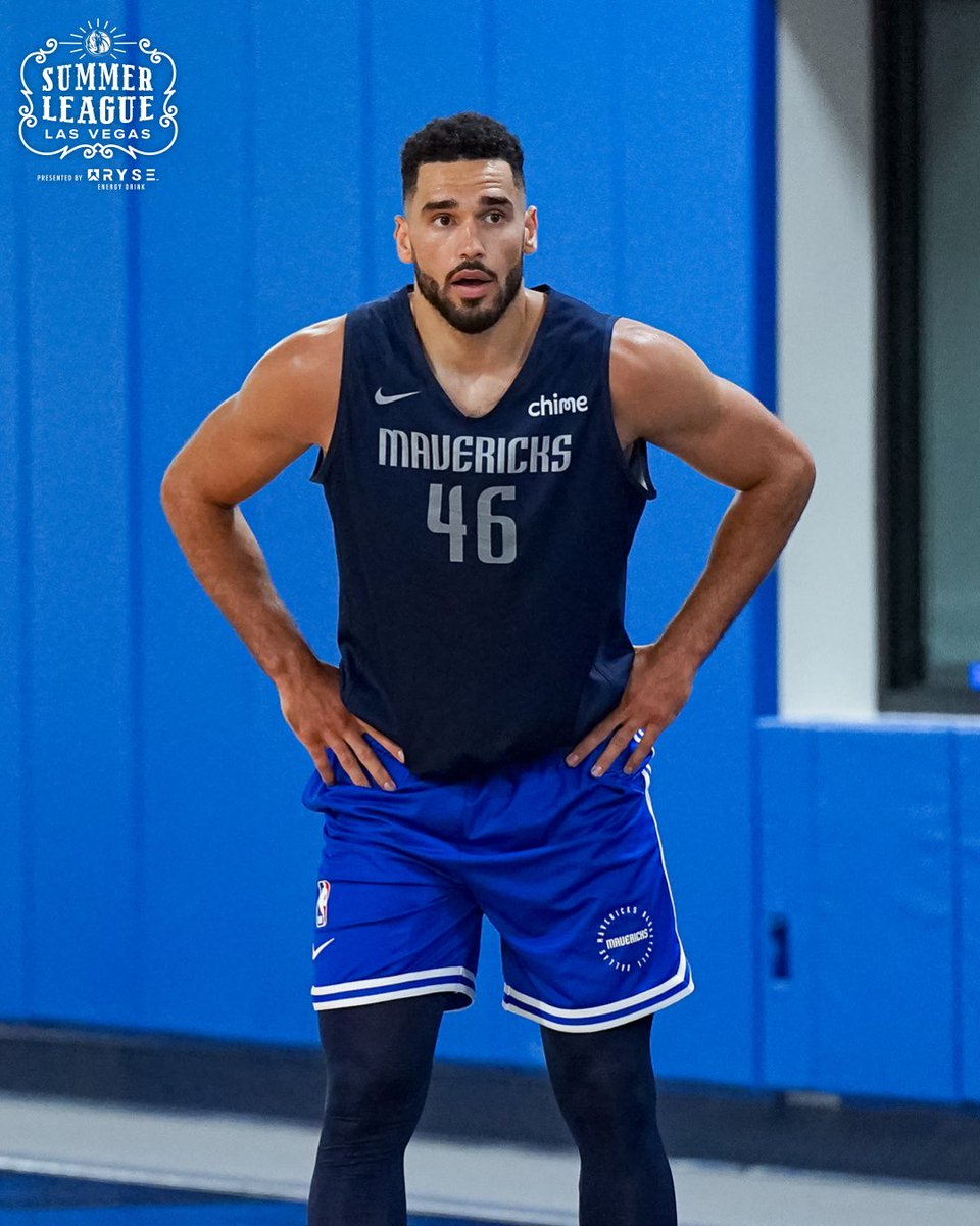 GCU_MBB's tweet image. Summer League reps underway for @GabeMcGlothan5! ๐ด
(via @dallasmavs)