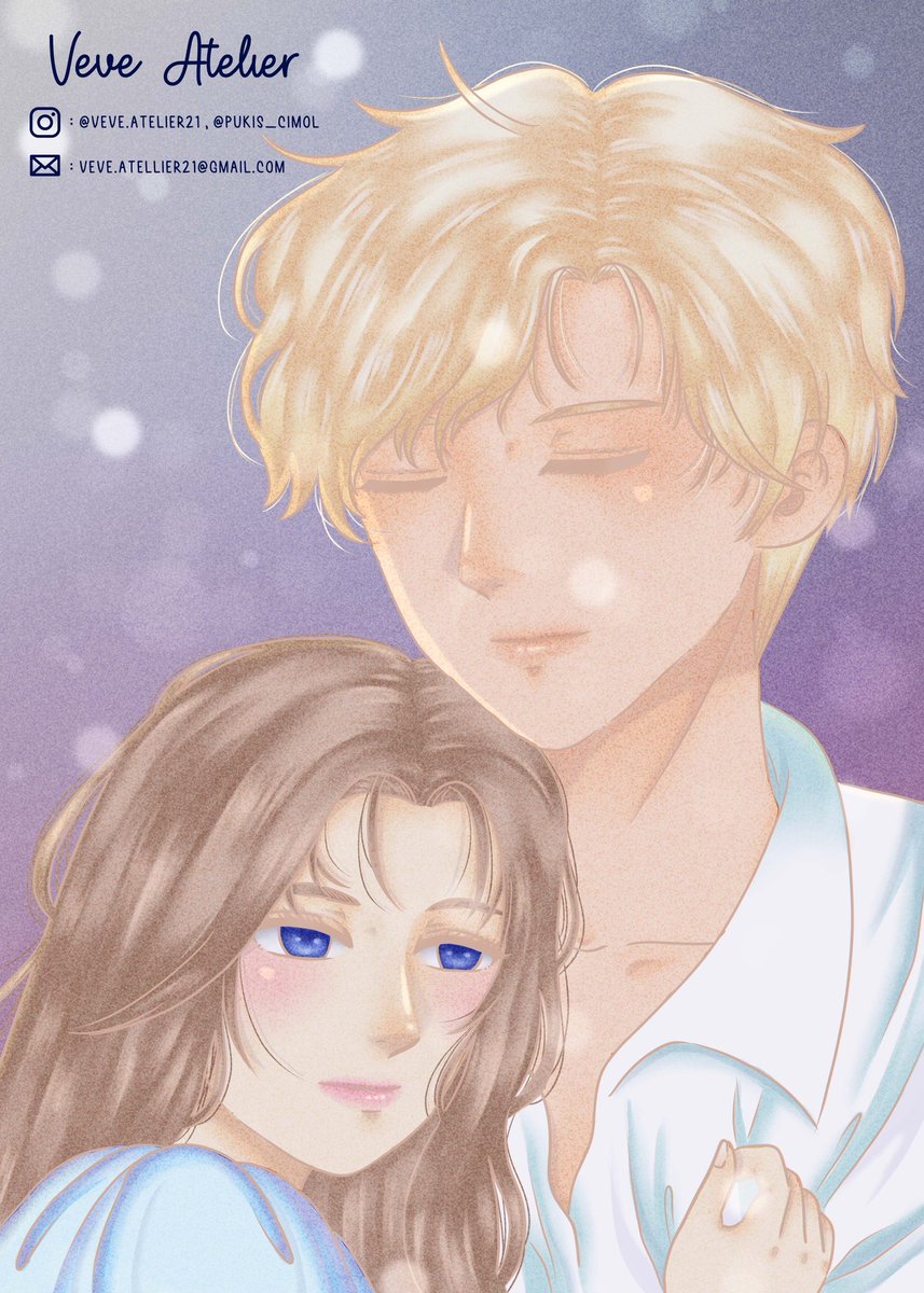 TinkerEmon's tweet photo. Bjorn and Erna #fanart 
I bet Bjorn wish to hold Erna in his arms right now. But noooo he needs to suffer some more. Hope season 4 will come soon. I’m still waiting for the slap
 #bjorndniester #theproblematicprince #theproblematicprincemanhwa #ernadniester #manhwa https://t.co/eYG6tBvv2X