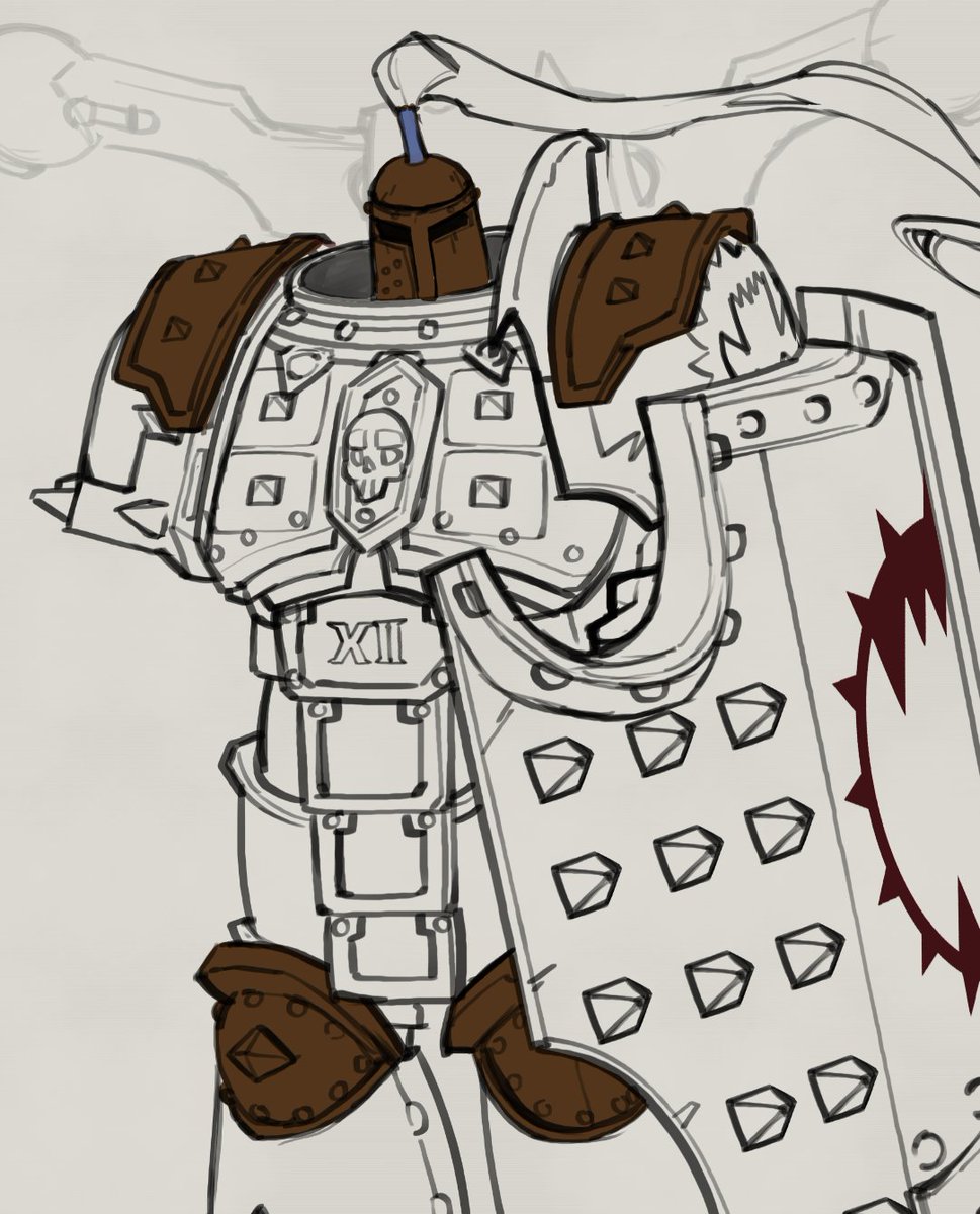 Progress on Haron's armor
I would really like to give him some type of gun... with a chain-something-bayonet attachment?