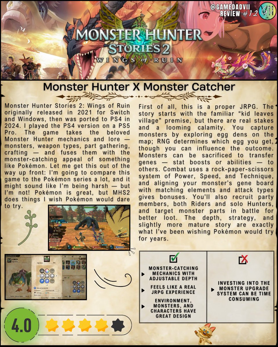 GameDadVII's tweet image. Monster Hunter Stories 2: Wings of Ruin (PS4)

𝖢𝖮𝖬𝖯𝖫𝖤𝖳𝖤𝖣✅