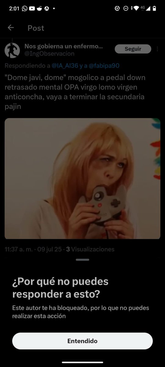ExploitingLua's tweet image. Otro domado para la colección.
DOME JAVI, DOME!