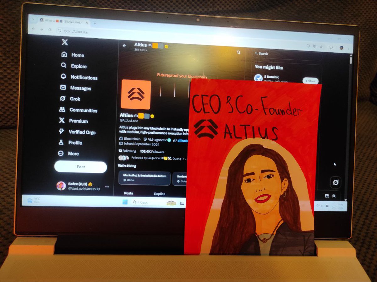 VanLav06000598's tweet image. Good evening friends! 👋🩷
Another creative work in which , I depicted the founder @_annabellehuang of the project @AltiusLabs !🫶

#AltiusLabs #creative #WEB3 #founder #project
