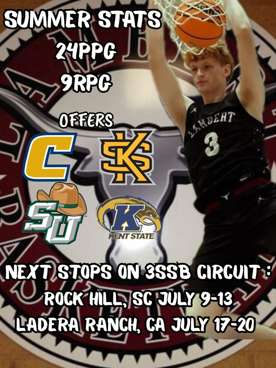 Lambert Basketball (@lamberthoops) on Twitter photo Coaches, be sure to check out 2026 <a href="/Will_Dopfer/">Will_Dopfer</a> this weekend at Rock Hill and next weekend in California with <a href="/gameeliteatl/">Gameelitebasketball</a>
#HookEm Coaches, be sure to check out 2026 <a href="/Will_Dopfer/">Will_Dopfer</a> this weekend at Rock Hill and next weekend in California with <a href="/gameeliteatl/">Gameelitebasketball</a>
#HookEm