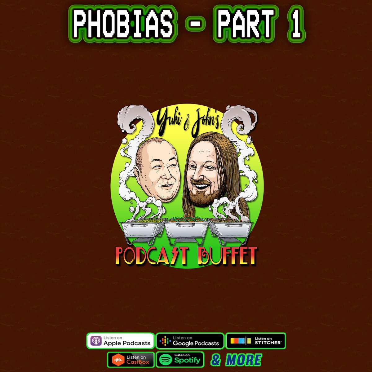 John Brennan aka Johnny Bubba (@badtechno) on Twitter photo Yuki and John's Podcast Buffet! We discuss PHOBIAS (Part 1)
What's your favorite Phobia?
Spotify: open.spotify.com/show/1Ro1vrMUP…
Apple: podcasts.apple.com/us/podcast/yuk…
Simplecast: …iandjohnspodcastbuffet.simplecast.com
<a href="/patreonbuffet/">Yuki and John's Patreon Buffet</a> #YukiAndJohnsPatreonBuffet :: patreon.com/yukiandjohnspa… Yuki and John's Podcast Buffet! We discuss PHOBIAS (Part 1)
What's your favorite Phobia?
Spotify: open.spotify.com/show/1Ro1vrMUP…
Apple: podcasts.apple.com/us/podcast/yuk…
Simplecast: …iandjohnspodcastbuffet.simplecast.com
<a href="/patreonbuffet/">Yuki and John's Patreon Buffet</a> #YukiAndJohnsPatreonBuffet :: patreon.com/yukiandjohnspa…