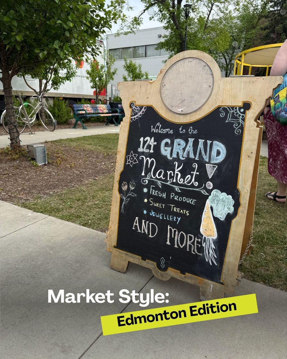 It's the most Edmonton thing you can do! 
Fresh produce, handmade goods, tasty eats, and good vibes all around.

2025 Season Dates
Thursdays | May 15–Oct 9 | 124 St &amp; 108 Ave
Sundays | June 1–Oct 12 | 124 St &amp; 102 Ave

We’ll see you there!