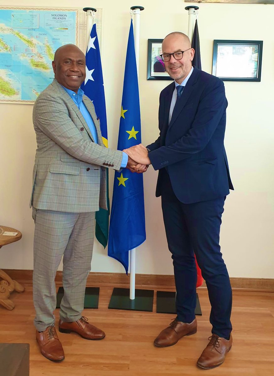 PeterisUstubs's tweet image. True delight to meet Ambassador Moses K Mose to discuss upcoming Pacific Islands Forum hosted by #SolomonIslands in #Honiara in September. #Pacific #GlobalGateway