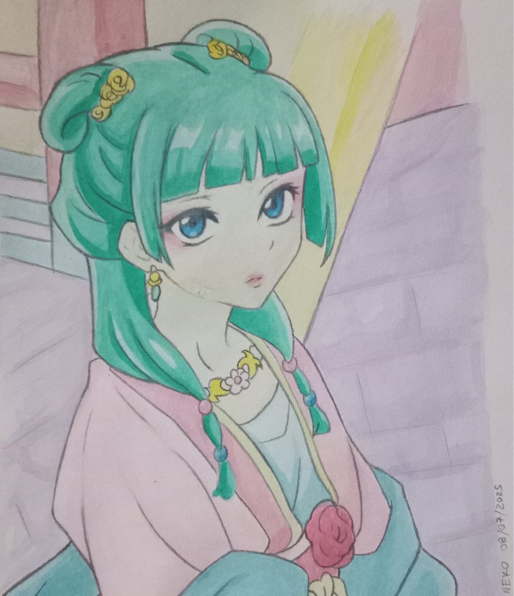 Pintura en acuarela MaoMao
#maomao #maomaotheapothecarydiaries #maomaofanart #acuarela #watercolor #anime #fanart