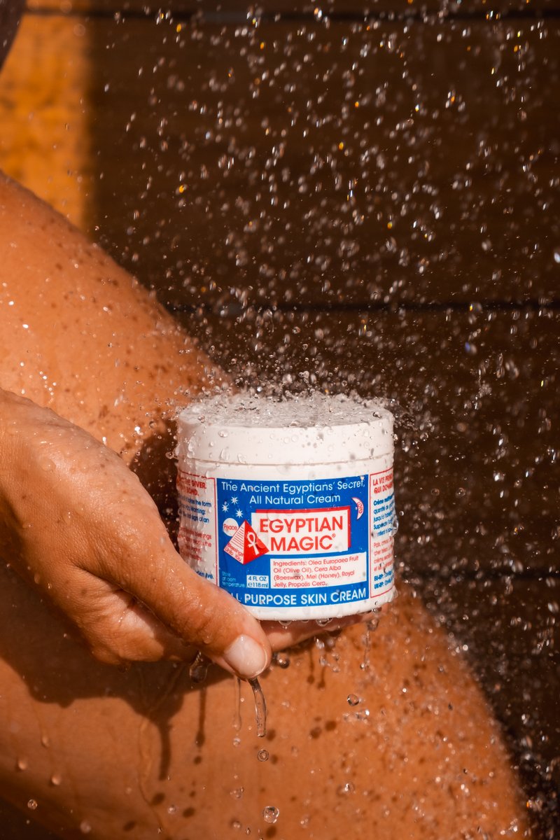 EgyptianMagic's tweet photo. Salt water, chlorine, mosquito bites, sunburns... our ancient blend of Olive oil, Beeswax, Honey, Propolis and Royal Jelly nourishes and repairs skin through every summer moment. 

Apply on face &amp; body after a long summer day and wake up with your skin feeling nourished and soft. https://t.co/QVjzOfiFqu