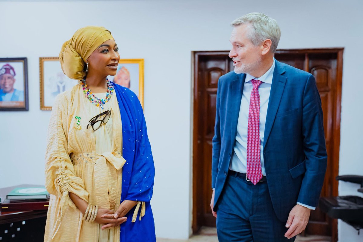 KrystalTVng's tweet image. Hon. Minister Hannatu Musawa received the EU Delegation to Nigeria &amp;amp; ECOWAS led by Amb. Gautier Mignot — marking our first official meeting with the new Head of Delegation.
Talks focused on boosting ties in tourism, culture &amp;amp; creative economy.
#fmactce #Diplomacy #Destination2030