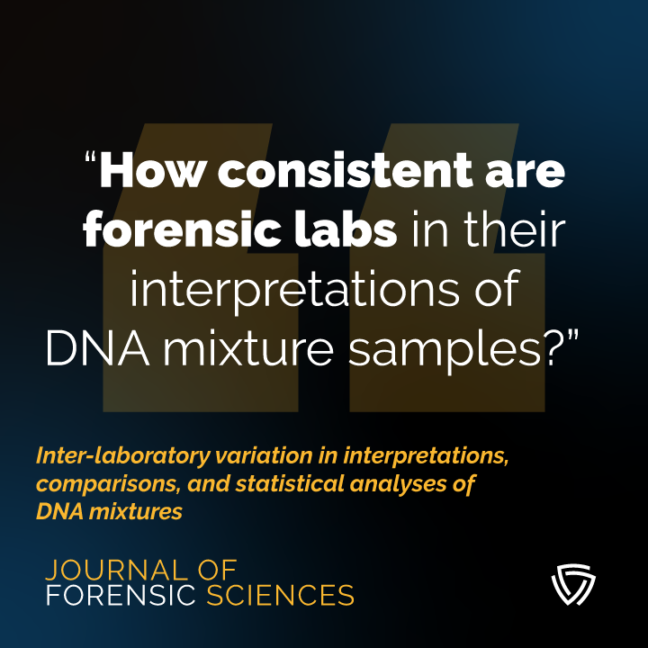 The_AAFS's tweet image. DNAmix21 evaluated 765 responses from 106 participants from 52 different labs to determine the accuracy and variability of DNA mixture analyses and interpretation.

How consistent were their findings?

This new research is now free to read in #JFS! doi.org/10.1111/1556-4…